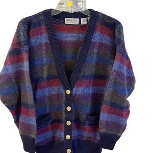 Vintage Colter Bay International Women’s Cardigan Sweater w/Gold Buttons - Sz S